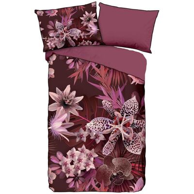 Möbelix , Bordeaux , Textil , Blume , 140x200 cm , Oeko-Tex® Standard 100 , atmungsaktiv, bio , Möbelix , Bordeaux , Textil , Blume , 140x200 cm , Oeko-Tex® Standard 100 , atmungsaktiv, bio ,