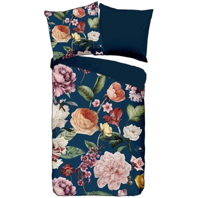 Möbelix , Blau, Dunkelblau , Textil , Floral , 135x200 cm , atmungsaktiv , Möbelix , Blau, Dunkelblau , Textil , Floral , 135x200 cm , atmungsaktiv ,