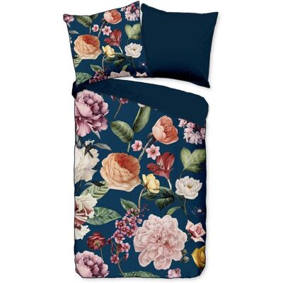Möbelix , Blau, Dunkelblau , Textil , Floral , 155x220 cm , atmungsaktiv , Möbelix , Blau, Dunkelblau , Textil , Floral , 155x220 cm , atmungsaktiv ,