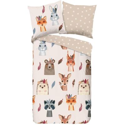 Möbelix , Mehrfarbig , Textil , Tier , 135x200 cm , atmungsaktiv , Möbelix , Mehrfarbig , Textil , Tier , 135x200 cm , atmungsaktiv ,