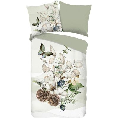 Möbelix , Grün , Textil , Floral , 155x220 cm , atmungsaktiv, angenehm wärmend , Möbelix , Grün , Textil , Floral , 155x220 cm , atmungsaktiv, angenehm wärmend ,