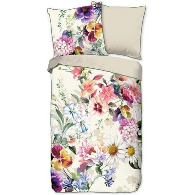 Möbelix , Creme, Mehrfarbig , Textil , Floral , 155x220 cm , atmungsaktiv , Heimtextilien, Schlaftextilien, Bettwäsche, Baumwoll Bettwäsche Möbelix , Creme, Mehrfarbig , Textil , Floral , 155x220 cm , atmungsaktiv , Heimtextilien, Schlaftextilien, Bettwäsche, Baumwoll Bettwäsche