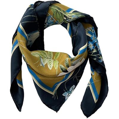 Möbelix , Goldfarben , Textil , Blume , 90x90 cm , Möbelix , Goldfarben , Textil , Blume , 90x90 cm ,