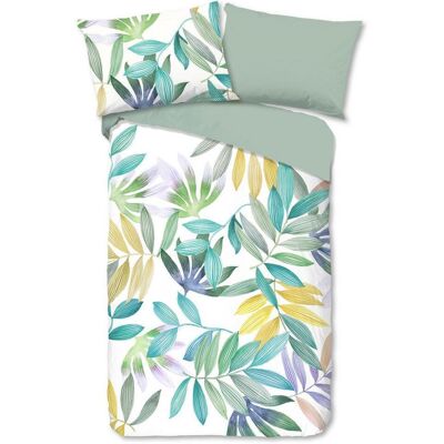 Möbelix , Mehrfarbig, Weiß, Salbeigrün , Textil , Blätter , 140x200 cm , Oeko-Tex® Standard 100, BCI (Better Cotton Initiative) , atmungsaktiv , Möbelix , Mehrfarbig, Weiß, Salbeigrün , Textil , Blätter , 140x200 cm , Oeko-Tex® Standard 100, BCI (Better Cotton Initiative) , atmungsaktiv ,