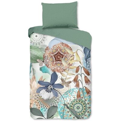 Möbelix , Grün, Mehrfarbig , Textil , Blume , 140x200 cm , Oeko-Tex® Standard 100, BCI (Better Cotton Initiative) , atmungsaktiv , Möbelix , Grün, Mehrfarbig , Textil , Blume , 140x200 cm , Oeko-Tex® Standard 100, BCI (Better Cotton Initiative) , atmungsaktiv ,