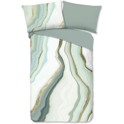 Möbelix , Grün, Salbeigrün , Textil , Marmoroptik , 140x200 cm , Oeko-Tex® Standard 100, BCI (Better Cotton Initiative) , atmungsaktiv , Möbelix , Grün, Salbeigrün , Textil , Marmoroptik , 140x200 cm , Oeko-Tex® Standard 100, BCI (Better Cotton Initiative) , atmungsaktiv ,