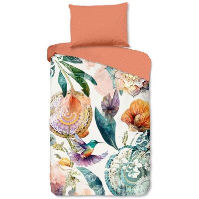 Möbelix , Mehrfarbig, Koralle , Textil , Blume , 140x200 cm , Oeko-Tex® Standard 100, BCI (Better Cotton Initiative) , atmungsaktiv , Möbelix , Mehrfarbig, Koralle , Textil , Blume , 140x200 cm , Oeko-Tex® Standard 100, BCI (Better Cotton Initiative) , atmungsaktiv ,