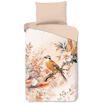 Möbelix , Mehrfarbig, Orange, Koralle , Textil , Vogel , 140x200 cm , Oeko-Tex® Standard 100, BCI (Better Cotton Initiative) , atmungsaktiv , Möbelix , Mehrfarbig, Orange, Koralle , Textil , Vogel , 140x200 cm , Oeko-Tex® Standard 100, BCI (Better Cotton Initiative) , atmungsaktiv ,