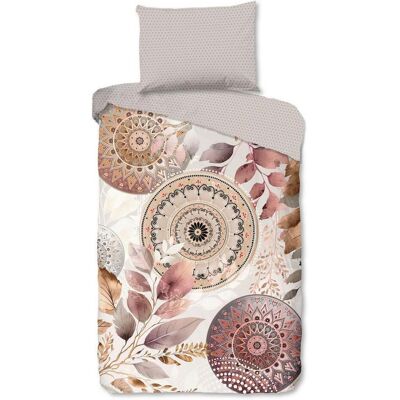 Möbelix , Hellgrau, Graubraun , Textil , Mandala , 140x200 cm , Oeko-Tex® Standard 100, BCI (Better Cotton Initiative) , atmungsaktiv , Möbelix , Hellgrau, Graubraun , Textil , Mandala , 140x200 cm , Oeko-Tex® Standard 100, BCI (Better Cotton Initiative) , atmungsaktiv ,