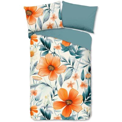 Möbelix , Creme, Mehrfarbig, Orange, Petrol, Koralle , Textil , Blume , 140x200 cm , Oeko-Tex® Standard 100, BCI (Better Cotton Initiative) , atmungsaktiv , Möbelix , Creme, Mehrfarbig, Orange, Petrol, Koralle , Textil , Blume , 140x200 cm , Oeko-Tex® Standard 100, BCI (Better Cotton Initiative) , atmungsaktiv ,