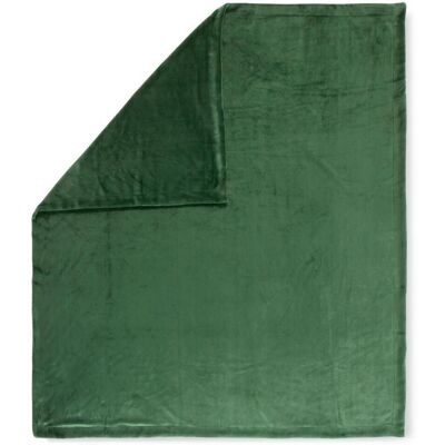 Hip Uni Dunkelgrün Decke - Wohndecke 160x180cm Hip Uni Dunkelgrün Decke - Wohndecke 160x180cm