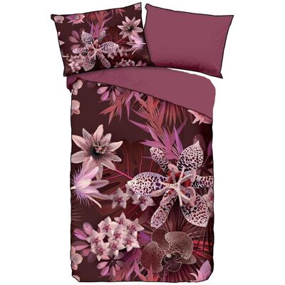 Möbelix , Bordeaux , Textil , Blume , 140x200 cm , Oeko-Tex® Standard 100 , atmungsaktiv, bio , Möbelix , Bordeaux , Textil , Blume , 140x200 cm , Oeko-Tex® Standard 100 , atmungsaktiv, bio ,