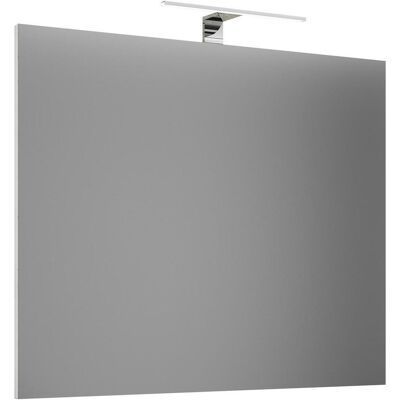 VCM Silber Badspiegel mit Beleuchtung - 80x62 cm VCM Silber Badspiegel mit Beleuchtung - 80x62 cm