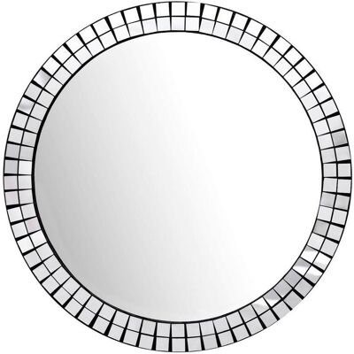 Livetastic , Schwarz , Glas , rund , 60x60x3 cm , waagrecht montierbar , Kleinmöbel, Spiegel, Wandspiegel Livetastic , Schwarz , Glas , rund , 60x60x3 cm , waagrecht montierbar , Kleinmöbel, Spiegel, Wandspiegel