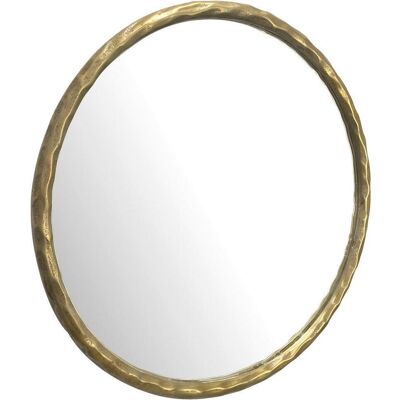 Wohnling Rundwandspiegel - 60cm Durchmesser - Goldrahmen - Elegant & Handgefertigt Wohnling Rundwandspiegel - 60cm Durchmesser - Goldrahmen - Elegant & Handgefertigt