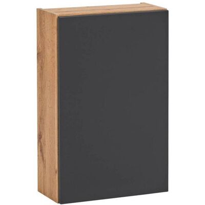 Held , Grau, Eichefarben , Holzwerkstoff , 40x64x20 cm , Made in Germany , hängend , Held , Grau, Eichefarben , Holzwerkstoff , 40x64x20 cm , Made in Germany , hängend ,