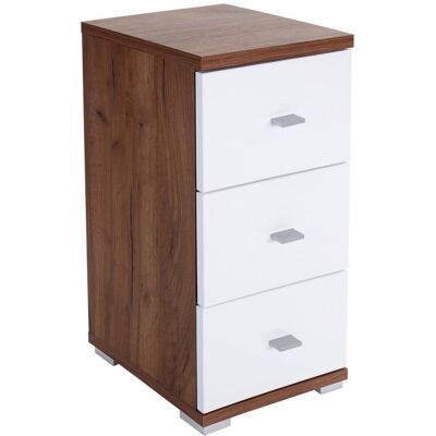 Möbelix , Weiß , Holzwerkstoff , 3 Schublade(n) Schubladen , 35x72x31.5 cm , Möbelix , Weiß , Holzwerkstoff , 3 Schublade(n) Schubladen , 35x72x31.5 cm ,