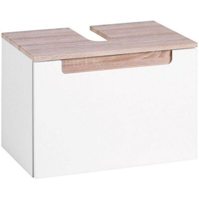 Held Möbel Waschbeckenunterschrank - Weiß, Eiche Sonoma, 60x40x35cm Held Möbel Waschbeckenunterschrank - Weiß, Eiche Sonoma, 60x40x35cm