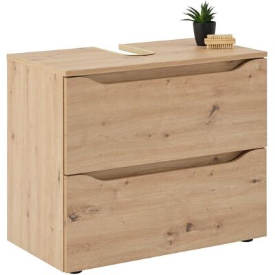 Möbelix , Eichefarben , Holzwerkstoff , 2 Schublade(n) Schubladen , 70x60x40 cm , Möbelix , Eichefarben , Holzwerkstoff , 2 Schublade(n) Schubladen , 70x60x40 cm ,