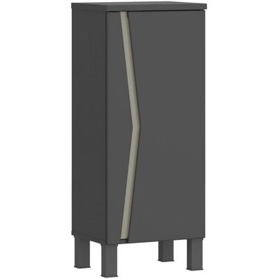 Luca Bessoni , Anthrazit , Holzwerkstoff , 2 Fächer , 40x100x35.3 cm , Luca Bessoni , Anthrazit , Holzwerkstoff , 2 Fächer , 40x100x35.3 cm ,