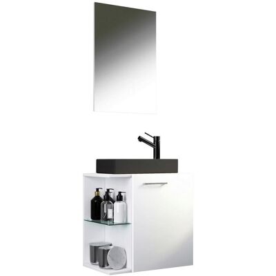 Mid.you , Weiß , Glas, Keramik, Holzwerkstoff , 1 Fächer , 0 Schublade(n) Schubladen , 52 cm , hängend , Mid.you , Weiß , Glas, Keramik, Holzwerkstoff , 1 Fächer , 0 Schublade(n) Schubladen , 52 cm , hängend ,