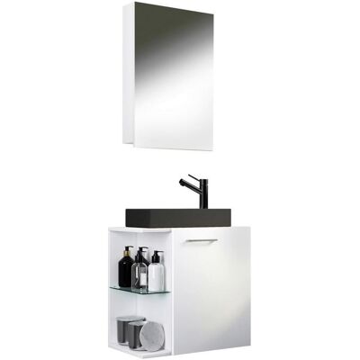 Mid.you , Weiß , Glas, Keramik, Holzwerkstoff , 1 Fächer , 0 Schublade(n) Schubladen , 52 cm , hängend , Mid.you , Weiß , Glas, Keramik, Holzwerkstoff , 1 Fächer , 0 Schublade(n) Schubladen , 52 cm , hängend ,