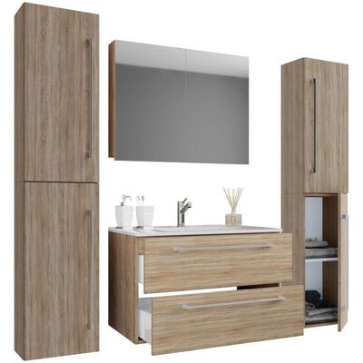 VCM Badinos 80 - Badezimmermöbelset mit Waschbecken & Schränken VCM Badinos 80 - Badezimmermöbelset mit Waschbecken & Schränken