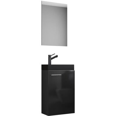 Mid.you , Schwarz , Glas, Keramik, Holzwerkstoff , 41 cm , hängend , Mid.you , Schwarz , Glas, Keramik, Holzwerkstoff , 41 cm , hängend ,