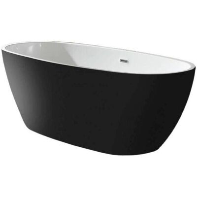 SANOTECHNIK - Vasca da bagno freestanding in acrilico black 170x80,6x60 cm - Black - Bathtub SANOTECHNIK - Vasca da bagno freestanding in acrilico black 170x80,6x60 cm - Black - Bathtub