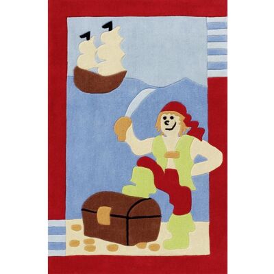 Möbelix , Blau, Mehrfarbig, Rot , Textil , Pirat , rechteckig , 110x170 cm , Textiles Vertrauen - Oeko-Tex® , für Fußbodenheizung geeignet , Teppiche & Böden, Teppiche, Kinderteppiche Möbelix , Blau, Mehrfarbig, Rot , Textil , Pirat , rechteckig , 110x170 cm , Textiles Vertrauen - Oeko-Tex® , für Fußbodenheizung geeignet , Teppiche & Böden, Teppiche, Kinderteppiche