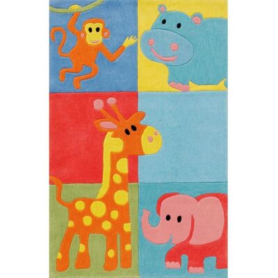 Möbelix , Blau, Gelb, Grün, Mehrfarbig , Textil , Tier , rechteckig , 80x150 cm , Textiles Vertrauen - Oeko-Tex® , für Fußbodenheizung geeignet , Teppiche & Böden, Teppiche, Kinderteppiche Möbelix , Blau, Gelb, Grün, Mehrfarbig , Textil , Tier , rechteckig , 80x150 cm , Textiles Vertrauen - Oeko-Tex® , für Fußbodenheizung geeignet , Teppiche & Böden, Teppiche, Kinderteppiche