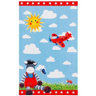 Möbelix , Blau, Weiß, Hellblau , Textil , Esel , rechteckig , 140x200 cm , Oeko-Tex® Standard 100 , für Fußbodenheizung geeignet, rutschfest , Teppiche & Böden, Teppiche, Kinderteppiche Möbelix , Blau, Weiß, Hellblau , Textil , Esel , rechteckig , 140x200 cm , Oeko-Tex® Standard 100 , für Fußbodenheizung geeignet, rutschfest , Teppiche & Böden, Teppiche, Kinderteppiche