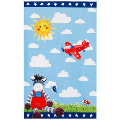 Möbelix , Blau, Weiß, Hellblau , Textil , Esel , rechteckig , 100x160 cm , Oeko-Tex® Standard 100 , für Fußbodenheizung geeignet, rutschfest , Teppiche & Böden, Teppiche, Kinderteppiche Möbelix , Blau, Weiß, Hellblau , Textil , Esel , rechteckig , 100x160 cm , Oeko-Tex® Standard 100 , für Fußbodenheizung geeignet, rutschfest , Teppiche & Böden, Teppiche, Kinderteppiche