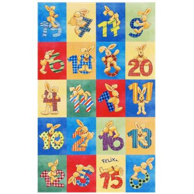 Möbelix , Blau, Gelb, Grün, Rot, Hellgrün , Textil , Hase , rechteckig , 140x200 cm , Oeko-Tex® Standard 100 , für Fußbodenheizung geeignet, rutschfest , Teppiche & Böden, Teppiche, Kinderteppiche Möbelix , Blau, Gelb, Grün, Rot, Hellgrün , Textil , Hase , rechteckig , 140x200 cm , Oeko-Tex® Standard 100 , für Fußbodenheizung geeignet, rutschfest , Teppiche & Böden, Teppiche, Kinderteppiche