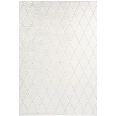 Kayoom Vivica Hochflorteppich - 225 Weiß Creme 80cm X 150cm Kayoom Vivica Hochflorteppich - 225 Weiß Creme 80cm X 150cm