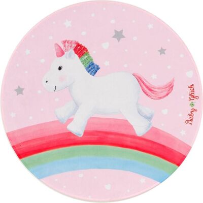 Möbelix , Rosa, Hellrosa , Textil , Einhorn , rund , Oeko-Tex® Standard 100 , für Fußbodenheizung geeignet, rutschfest , Teppiche & Böden, Teppiche, Kinderteppiche Möbelix , Rosa, Hellrosa , Textil , Einhorn , rund , Oeko-Tex® Standard 100 , für Fußbodenheizung geeignet, rutschfest , Teppiche & Böden, Teppiche, Kinderteppiche