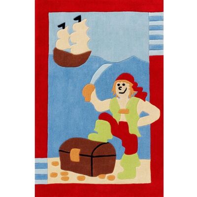 Möbelix , Blau, Mehrfarbig, Rot , Textil , Pirat , rechteckig , 80x150 cm , Textiles Vertrauen - Oeko-Tex® , für Fußbodenheizung geeignet , Teppiche & Böden, Teppiche, Kinderteppiche Möbelix , Blau, Mehrfarbig, Rot , Textil , Pirat , rechteckig , 80x150 cm , Textiles Vertrauen - Oeko-Tex® , für Fußbodenheizung geeignet , Teppiche & Böden, Teppiche, Kinderteppiche