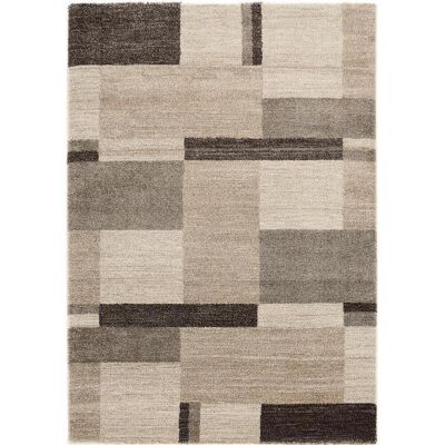 Castle Beppo Beigener Geometrischer Moderner Mosaikteppich 240x340cm Castle Beppo Beigener Geometrischer Moderner Mosaikteppich 240x340cm