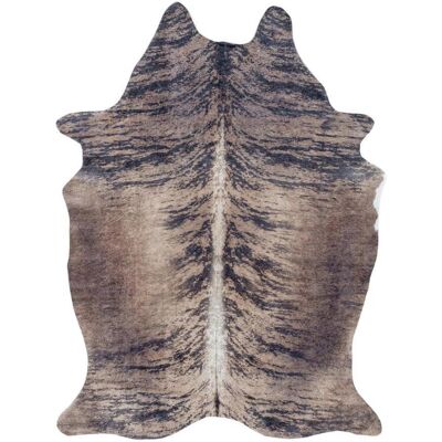 Morhane Etosha Gnoe Braun - Rutschfester Rechteckiger Webteppich 100x135cm Morhane Etosha Gnoe Braun - Rutschfester Rechteckiger Webteppich 100x135cm