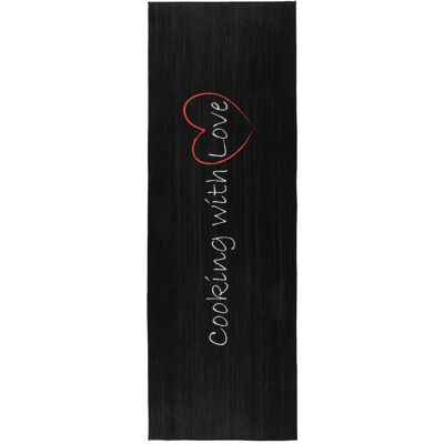 Kayoom , Schwarz , Textil , Schriftzug , rechteckig , 60x180 cm , für Fußbodenheizung geeignet, in verschiedenen Größen erhältlich, strapazierfähig , Teppiche & Böden, Teppichläufer & Vorleger, Küchenläufer Kayoom , Schwarz , Textil , Schriftzug , rechteckig , 60x180 cm , für Fußbodenheizung geeignet, in verschiedenen Größen erhältlich, strapazierfähig , Teppiche & Böden, Teppichläufer & Vorleger, Küchenläufer