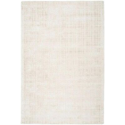 PADIRO Karma 125 Handgewebter Flachflorteppich - Beige / Silber - 80x150cm PADIRO Karma 125 Handgewebter Flachflorteppich - Beige / Silber - 80x150cm