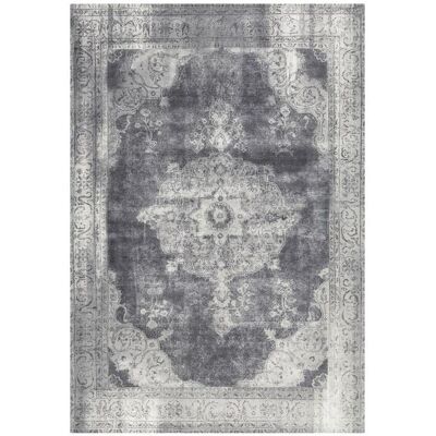 Kayoom Vintage 8400 Teppich - Grau - Niedrige Florhöhe - 160x230cm Kayoom Vintage 8400 Teppich - Grau - Niedrige Florhöhe - 160x230cm