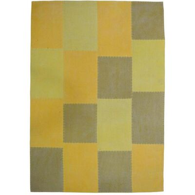 KAYOOM Lyrical 110 Teppich - Multi Gelb Vintage Patchwork Handgefertigt KAYOOM Lyrical 110 Teppich - Multi Gelb Vintage Patchwork Handgefertigt