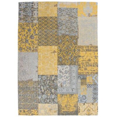 Kayoom Symphony 160 Gold Teppich - Vintage Patchwork-Stil Kayoom Symphony 160 Gold Teppich - Vintage Patchwork-Stil