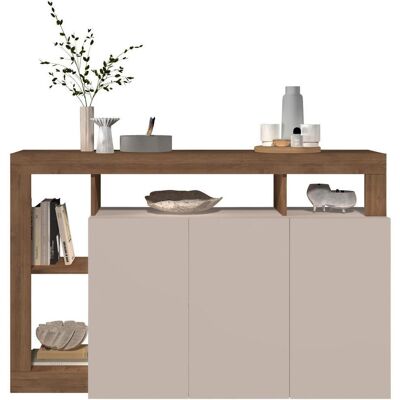 Möbelix , Eichefarben, Kaschmir , Holzwerkstoff , 2 Fächer , 146x93x42 cm , Möbelix , Eichefarben, Kaschmir , Holzwerkstoff , 2 Fächer , 146x93x42 cm ,
