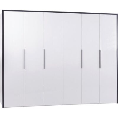 Möbelix , Weiß , Holzwerkstoff , 12 Fächer , 298x222x60.1 cm , FSC , Schlafzimmer, Kleiderschränke, Drehtürenschränke Möbelix , Weiß , Holzwerkstoff , 12 Fächer , 298x222x60.1 cm , FSC , Schlafzimmer, Kleiderschränke, Drehtürenschränke