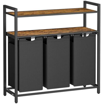 Mid.you , Braun, Schwarz , Metall, Holzwerkstoff , 92.5x92x33 cm , Mid.you , Braun, Schwarz , Metall, Holzwerkstoff , 92.5x92x33 cm ,
