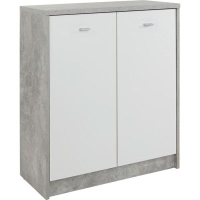 Möbelix , Grau, Weiß , Holzwerkstoff , 2 Fächer , 74x85.4x34.6 cm , Beimöbel erhältlich , Kleinmöbel, Kommoden, Kommoden Möbelix , Grau, Weiß , Holzwerkstoff , 2 Fächer , 74x85.4x34.6 cm , Beimöbel erhältlich , Kleinmöbel, Kommoden, Kommoden