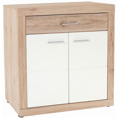 Möbelix , Weiß, Eichefarben , Holzwerkstoff , 2 Fächer , 1 Schublade(n) Schubladen , 95x98.7x36 cm , Kleinmöbel, Kommoden, Kommoden Möbelix , Weiß, Eichefarben , Holzwerkstoff , 2 Fächer , 1 Schublade(n) Schubladen , 95x98.7x36 cm , Kleinmöbel, Kommoden, Kommoden