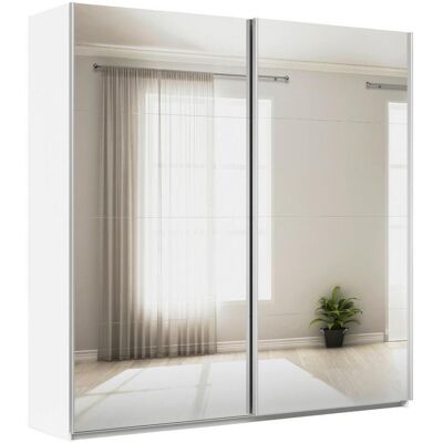 Möbelix , Silberfarben, Weiß , Glas, Holzwerkstoff , 6 Fächer , 225x229x62 cm , Blauer Engel, Goldenes M, Made in Germany , Schlafzimmer, Kleiderschränke, Schwebetürenschränke Möbelix , Silberfarben, Weiß , Glas, Holzwerkstoff , 6 Fächer , 225x229x62 cm , Blauer Engel, Goldenes M, Made in Germany , Schlafzimmer, Kleiderschränke, Schwebetürenschränke